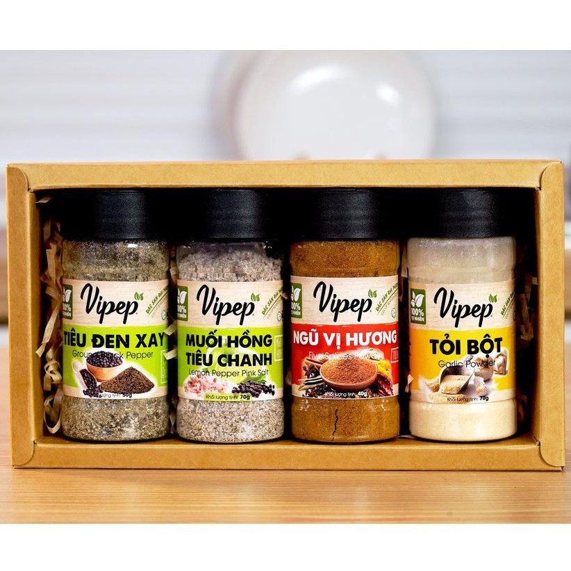 Bột Ngũ Vị Hương VIPEP 40G, Gia Vị Ướp Thịt Giúp Món Ăn Thơm Ngon, Lên Màu Đẹp Mắt
