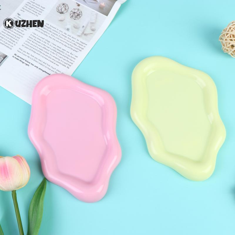 KUZHEN Hình Đám Mây Nhựa Khay Trang Sức Tấm Trang Trí Cho Nhẫn Bông Tai Vòng Tay Nelaces Khay Dành Cho Nữ Trang Trí Phòng Ngủ HOT
