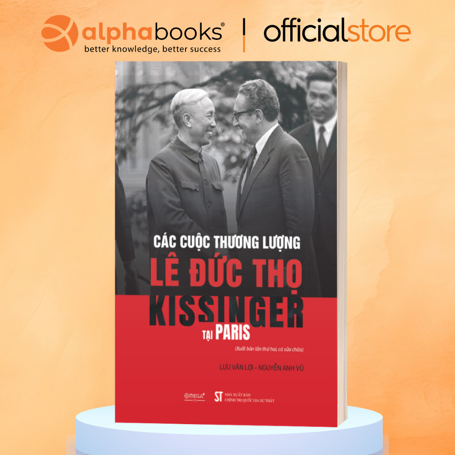 Combo sách: Hiệp Định Paris + CÁC CUỘC THƯƠNG LƯỢNG GIỮA LÊ ĐỨC THỌ & KISSINGER TẠI PARIS (Omega+)