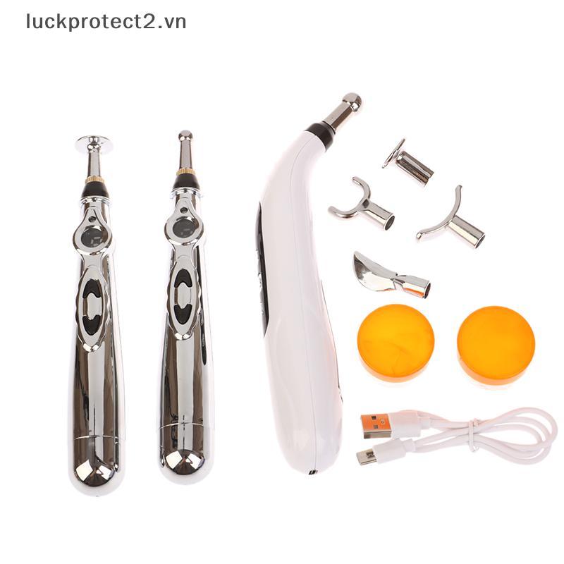 # luckpro # Bút châm cứu điện tử Kinh tuyến Năng lượng Châm cứu Bút massage Kinh tuyến Đóng hộp Bút massage tuần hoàn năng lượng Vật lý trị liệu.