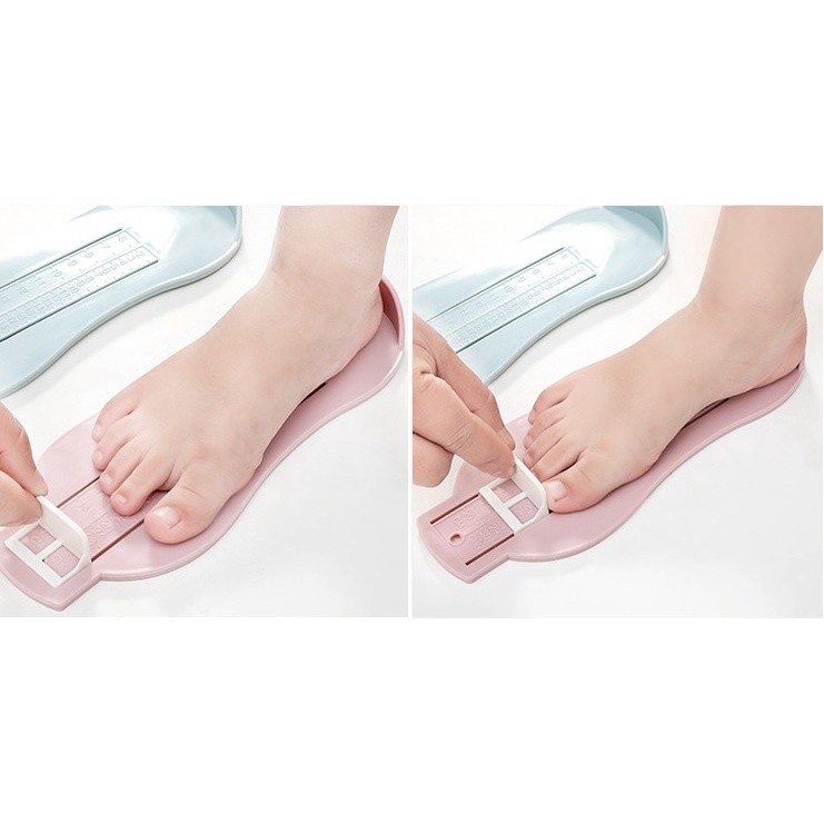 Thước Đo Bàn Chân Cho Bé Chọn Size Giày Dép Chuẩn Chính Xác Tiện Lợi Cao Cấp DouDou A18