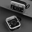 Thích hợp cho AirPodspro3 Thiết kế cổ điển Vỏ tai nghe máy ảnh Thích hợp cho AirPods4 Vỏ mềm màu đen bạc
