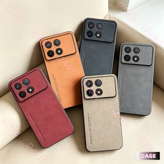 Dành Cho Poco F6 Pro 5G Ốp Lưng Poco X6 PRO 5G / F5 / F3 / X6 5G / M6 Pro 4G / X5 Pro / X3 Pro / X3 NFC / Poco C40 Vỏ Điện Thoại Da Kinh Doanh