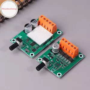 Hooudou 75W 200W DC 6-24V Bảng điều khiển ổ đĩa động cơ không chổi than Công suất cao 6V12V24V Bộ điều khiển tốc độ động cơ quạt không chổi than VN