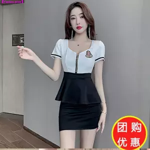 Massage trị liệu chân Bộ quần yếm tắm chân gợi cảm spa tắm hơi Massage Quần yếm làm đẹp Quần áo kỹ thuật viên tắm chân