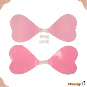 Miếng dán ngực CHEESELY hình trái tim, phù hợp váy cưới và hàng ngày
