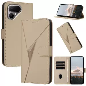 Ốp Lưng Cho Tecno Pova Curve 2 Nổi Tam Giác Thiết Kế Thẻ Da Solots Mềm TPU Dây Đeo Tay Chống Rơi Vỏ Điện Thoại