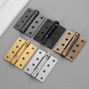 Cửa Vô Hình Bản Lề Lò Xo Cửa Tự Động Đóng Cửa Đóng Cửa Tái Chế Định Vị Cửa Gỗ Cửa Che Khuyết Điểm Bản Lề Dày Lá Rời 3