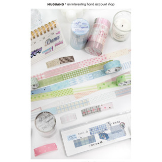 JIANWU 5 Cuộn / bộ Phế Liệu Vải Series Vintage Gird Phong Cảnh Chất Liệu Cắt Băng Washi Sáng Tạo DIY Tạp Chí Văn Phòng Phẩm