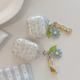 Hoa nhỏ màu xanh cho Airpods4 Airpod 1 / 2 3 Pro Pro2 pro3