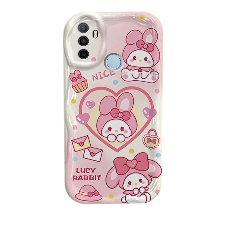 Vỏ Silicon Hoạt Hình Cho OPPO A53 A33 2020 A32 Điện Thoại Thông Minh 3D TPU Mềm Sanrio Kuromi Cặp Đôi My Melody Vỏ Điện Thoại Chống Sốc