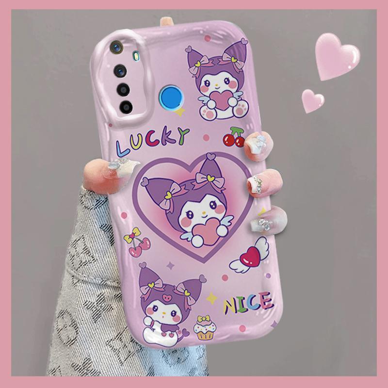 Vỏ silicon hoạt hình cho Realme 5 5i 5S 6i 3D TPU mềm Sanrio Kuromi Cặp đôi My Melody Vỏ điện thoại chống sốc