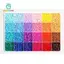 Gamchiano 5 Hộp Cầu Chì Hạt Bộ Nhiều Màu Đính Hạt Bộ Đồ Chơi Xếp Hình 2.6 Mm Mini Cho Thủ Công