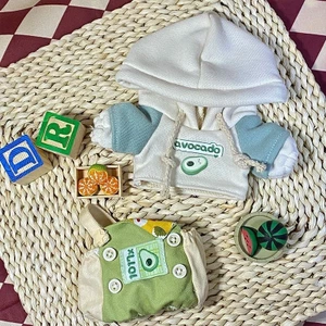 20cm Búp Bê Cotton Bơ Quần Áo Bé Quần Áo Áo Bộ Búp Bê Quần Áo Búp Bê Cotton Búp Bê