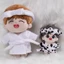 10CM15CM20CM Quần áo trẻ em 2 áo choàng tắm Bộ hai mảnh 20cm Quần áo búp bê Cotton Không có thuộc tính