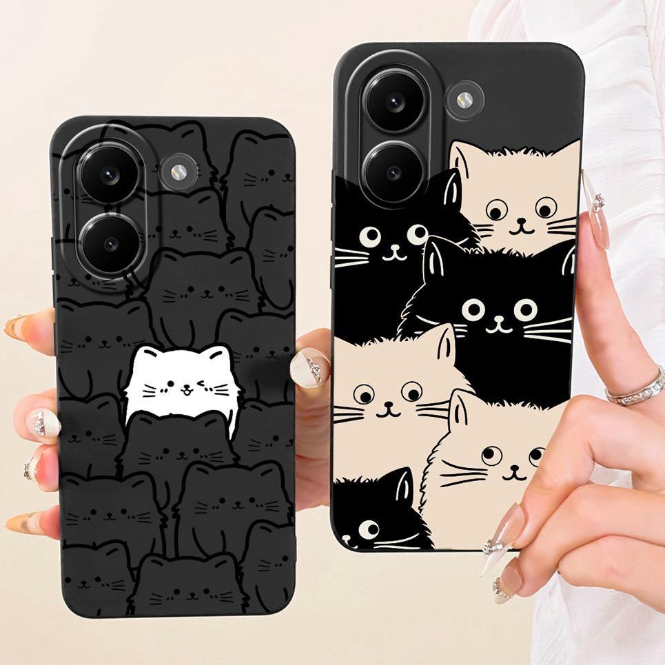 Thiết Kế Thời Trang Thẩm Mỹ Mèo Rồng Ốp Lưng Điện Thoại Xiaomi Poco X8 Pro PocoX8 Pro Max Vỏ Silicon Mềm Chống Sốc