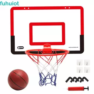 Bộ vòng bóng rổ mini gập gọn cho trẻ em FUHUIOT, giỏ đứng treo, trò chơi di động, thể thao trong nhà