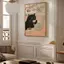 Japanese Minimalist Tabby Cat Ramen Canvas Painting Mount Fuji Landscape Art Home Wall Decor Canvas Poster
