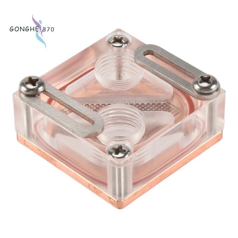 Chipset Nước Máy Tính Làm Mát Nước Acrylic Trong Suốt Chung Northbridge Khối Cho Máy Tính Khối CPU