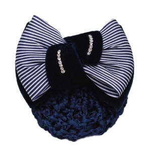 Phụ Nữ Chuyên Nghiệp Làm Tóc Nơ Nhung Bướm Hairnet Cho Ngân Hàng Khách Sạn Air Tiếp Viên Y Tá Phụ Kiện Tóc Mũ Đội Đầu
