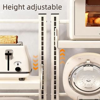 Giàn để Bếp Lò Vi Sóng Kéo Ra được Kệ Lưu Trữ Dụng Cụ Nhà Bếp điều Chỉnh Kệ để Gia Vị Trên Bàn