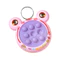 < Pluscloth > Máy chơi Game bong bóng đẩy Mini Móc khóa giảm căng thẳng Bong bóng silicon Popping Fidget Đồ chơi bóp giảm căng thẳng cho trẻ em Người lớn Tiện ích du lịch di động Bong bóng Popping Ga