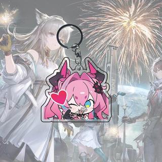 Gantungan Kunci Arknights  Endfield Yvonne - Key Chain - Gantungan Hp - Souvenir - Ganci Anime - Game -