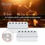 Toyuvn Vỏ bọc đàn guitar Pickup kim loại chống rơi điện cho 6 dây
