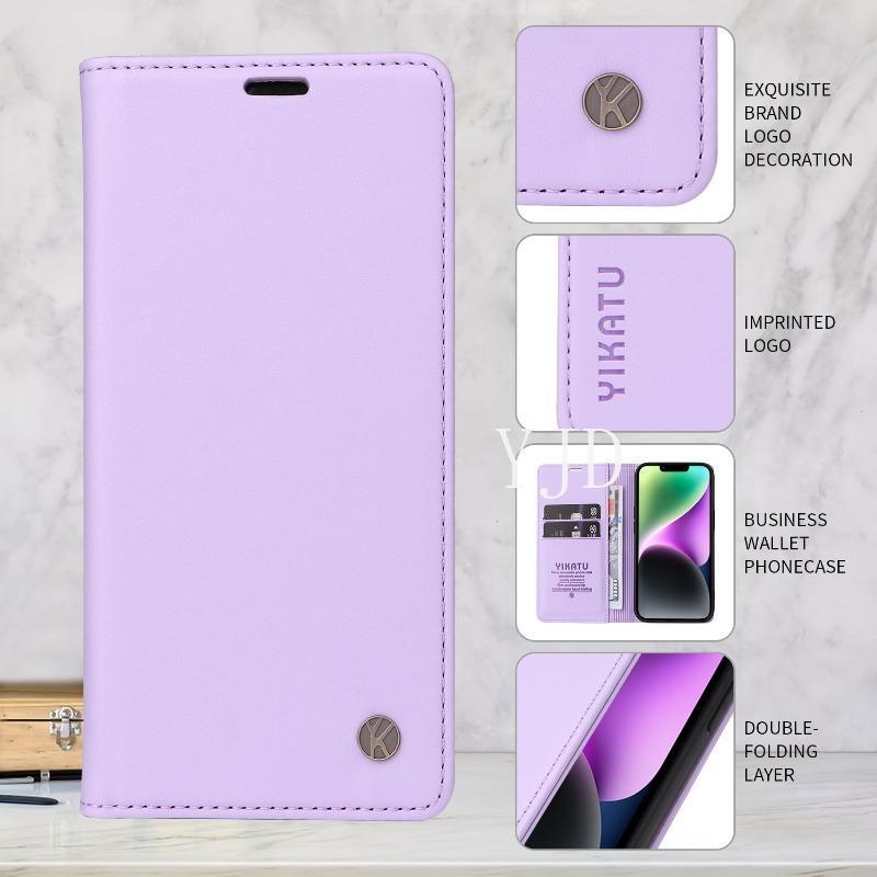 Ốp Lưng Cho Honor 600 Pro Da Cổ Điển Siêu Mỏng Khe Cắm Thẻ Chống Rơi Vỏ Điện Thoại
