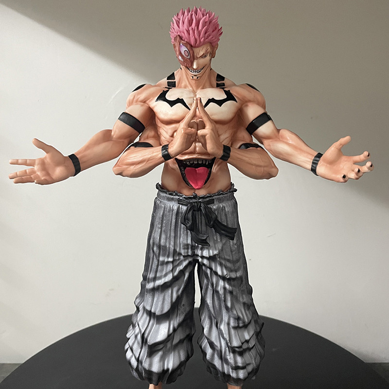 Anime Ryomen Sukuna Lời Nguyền Vua Hình Jujutsu Kaisen Sukuna Tượng Hành Động Hình Tượng Trang Trí Bàn Phụ Kiện Nhà Đồ Chơi Quà Tặng