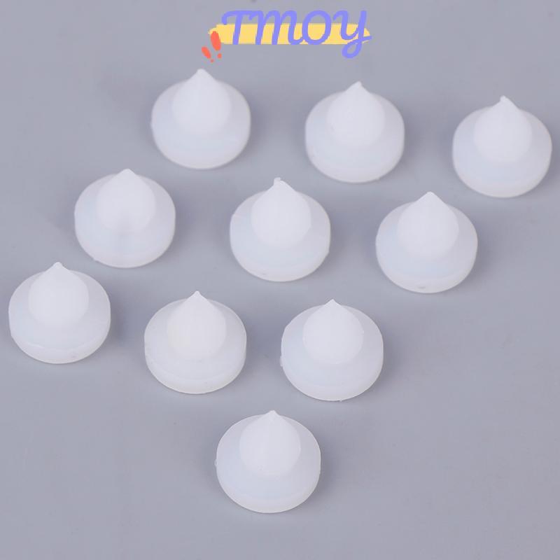 TMOY 10 Chiếc Phanh Ly Hợp Bàn Đạp Chặn Miếng Lót Trắng 46505SA5000 Dành Cho Accord Civic Pilot Crosstour CR-V Insight Cho Acura Integra MDX TSX TMOY