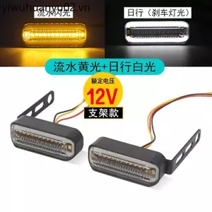 Thích hợp cho Bê Xe Điện Sửa Đổi Trang Trí Bật Tín Hiệu Chạy Nước Xoay Streamer 12v Nổi Bật Đèn Chạy Ban Ngày Bật