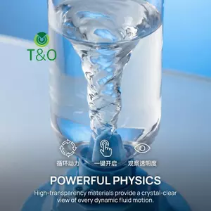 Bộ máy làm Twister dành cho trẻ em Giáo dục Mô phỏng nước gió STEM Đồ chơi học tập khoa học Quà tặng Lớp học tại nhà Thí nghiệm DIY [mới]