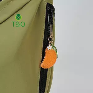 Hoạt Hình Tangerine Móc Khóa Ô Tô Móc Khóa Bapa Mặt Dây Chuyền Phụ Kiện Trang Trí Quà Tặng [Mới]