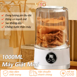 Máy Giặt Mini, Máy Giặt Đồ Lót Chuyên Dụng - Giặt Tất Vớ & Đồ Nhỏ, Thiết Kế Gọn Nhẹ Dễ Mang Theo