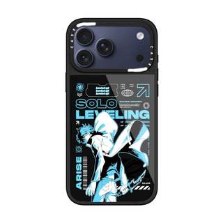 CASECASE X Solo Leveling Sung Jin Woo Medley Ốp lưng kính hút từ tính chống trầy xước cho IPhone 17 Air 16 15 14 Pro Max Plus Ốp lưng cứng có hộp khắc logo