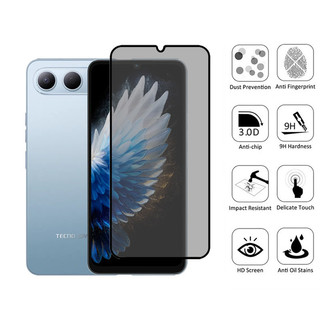 Tecno Spark 40 5G Kính cường lực chống gián điệp 2 trong 1 Bảo vệ màn hình riêng tư cho Tecno Spark 2024 Go 1 1S 2 30 30C 20 20C 4G 5G & Phim ống kính máy ảnh
