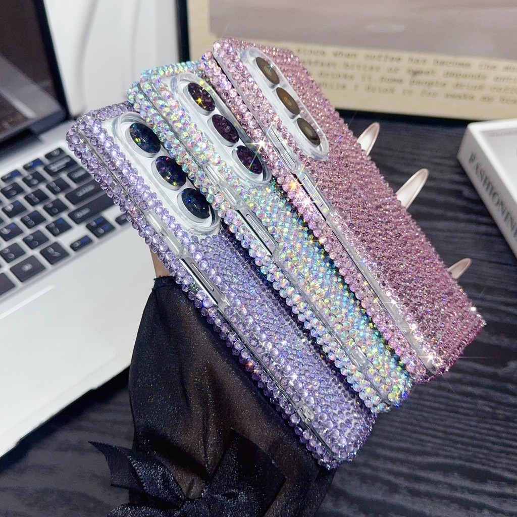Dành cho Samsung Galaxy Z Fold 7 6 5 4 3 Vỏ bảo vệ kim cương giả lấp lánh độc đáo. Dành cho Galaxy Z Fold7 Nó có vỏ độc đáo. Đó là vỏ điện thoại chống sốc có dây đeo cổ tay.