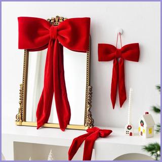 Cây thông Noel Trang trí hàng đầu Trang trại lễ hội Trang trí nhung Nơ lớn cho cây thông Noel cho trong nhà ngoài trời mueadsyvn