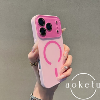 Thay đổi tức thì Apple 17 hút từ tính thích hợp cho vỏ điện thoại iPhone 16 Promax 15pro nhẹ sang trọng 14 với màng ống kính 13 mờ 12 bao gồm tất cả vỏ chống rơi