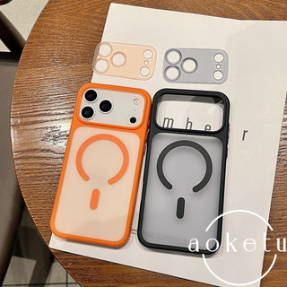 Ốp điện thoại hấp thụ da từ tính có thể tháo rời sáng tạo phù hợp cho iPhone 13 14 15 16 17 Pro max bán trong suốt bao gồm tất cả vỏ silicon chống rơi