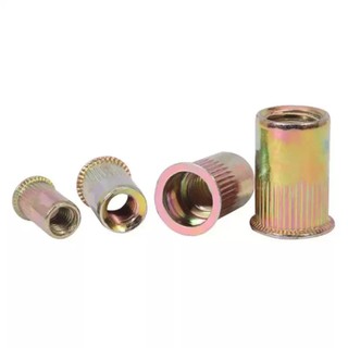 đai ốc rút, ecu rivet rút, tán rút các loại（mạ kẽm màu）  /Tán ecu rút Mạ kẽm size   M4M5M6M8M10M12 【LXY-G1】
