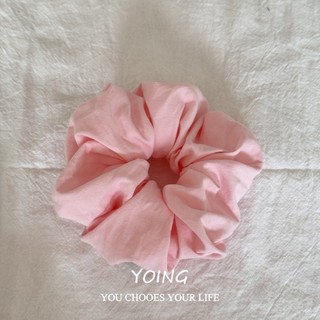 Scrunchy Kem Mây Lông Tơ Phong Cách Mới - Bóng Đầu Đuôi Ngựa Ngọt Ngào