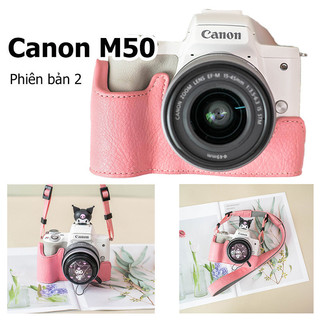 Bao Da Bảo Vệ Máy ảnh PU, đế Nam Châm, Dành Cho Canon R50/M50, Fujifilm XT30, Chịu Mài Mòn, Dễ Lắp đặt