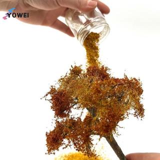 YOWEI 1 Bộ Mô Phỏng Bàn Cát Bãi Cỏ Thu Nhỏ Bố Trí Phong Cảnh Với Đá Thực Vật Mô Hình DIY Hỗn Hợp Với Đá Cỏ Bột VN
