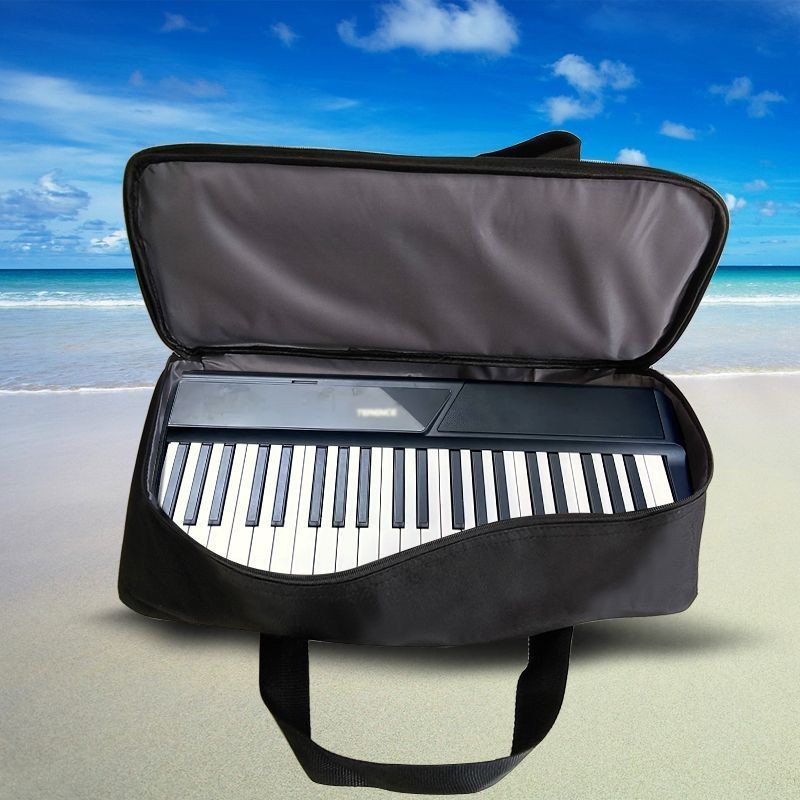 Túi đựng đàn piano điện gấp 88 phím dày chống bụi, 61/88 phím, vai đôi, bảo quản