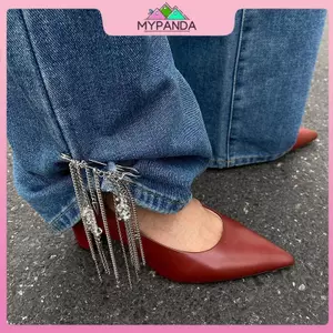 MYPANDA Quần Mắt Cá Chân Dây Xích Jean Cho Nữ - Phụ Kiện Thời Trang