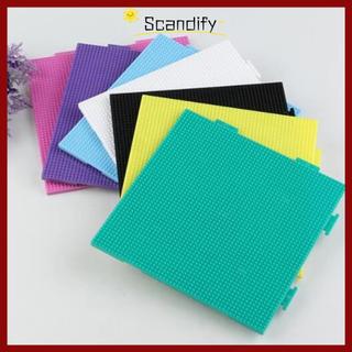 SCANDIFY Perler Hama Hạt tròn chịu nhiệt 52*52 chấm 2.6mm, trang trí bảng đậu thủ công chất lượng cao