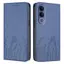 Ốp Lưng Cho Vivo V70FE Tulip Bướm Thiết Kế Thẻ Da Solots Mềm TPU Chống Rơi Vỏ Điện Thoại