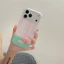 IPhone 17 Pro max Họa tiết sọc hoa văn TPU materia IMD xử lý Vỏ điện thoại